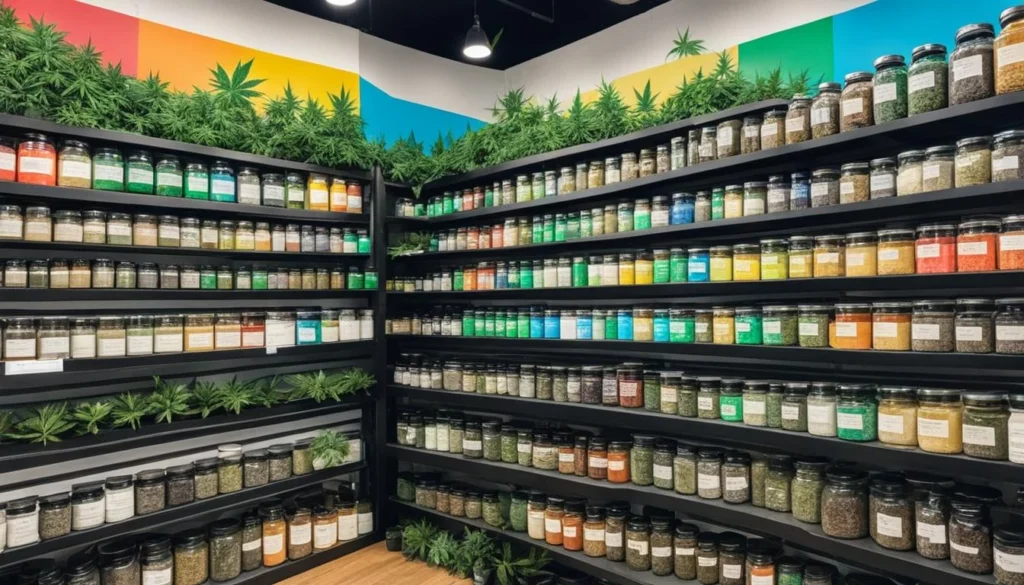 Cannabis Store Selection, Port Hueneme's